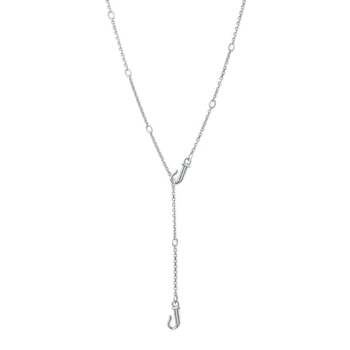 Image of Sterling Silver Lariat Transformable Necklace, Wayfarer - Juraster