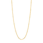 Image of 9ct Gold Lariat Transformable Necklace, Wayfarer Long Necklace Chain - Juraster