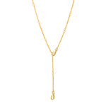 Image of 9ct Gold Lariat Transformable Necklace - Juraster