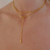 Video of 9ct Gold Lariat Transformable Necklace, Wayfarer - Juraster
