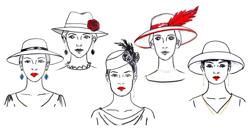 Top Tips to Perfect Hat & Jewellery Pairings: It’s All About Face and Space!