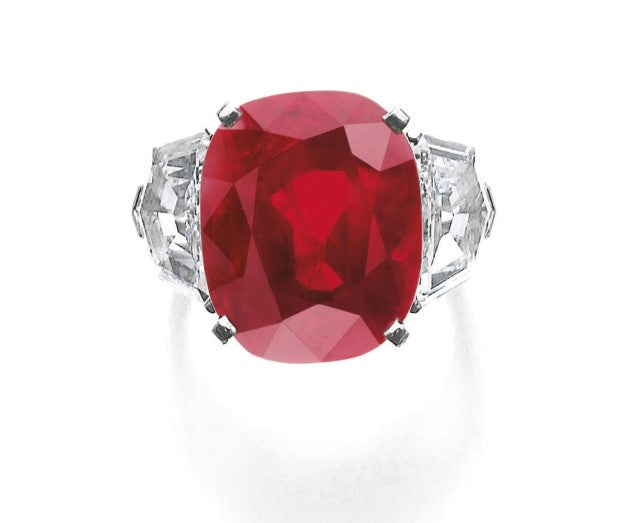 Image of an Elegant Ruby Ring