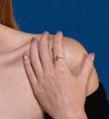 Image of Lodestone Ring - Labradorite & White Gold