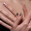 Image of Lodestone Ring - Labradorite & White Gold