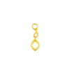 Image of 9ct Gold Compass Earring Charm - Juraster