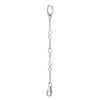 A front-view image of Juraster’s Sterling Silver Dangle Earring Charm, Discovery, crafted from Fairmined sterling silver, attached to a sterling silver hoop.
