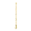 Front view of 9ct Gold Discovery Dangle Charm - Juraster