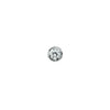 Front view of Light-Ray Diamond Stud in White Gold