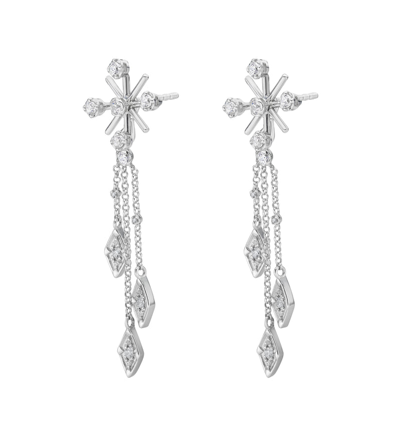 Diamond Gift Set - Snowflake & Palace Earring Charms