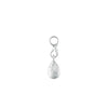 Image of Star-Drop Charm with Diamond - White Gold