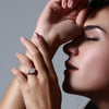 Talisman, Blue Chalcedony Fairmined Silver Ring