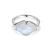 Talisman, Moonstone Fairmined White Gold Ring