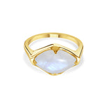 Talisman, Moonstone Fairmined Gold Ring