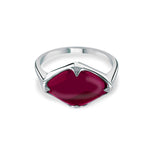 Talisman, Red Quartz Fairmined Silver Ring – Limited Edition