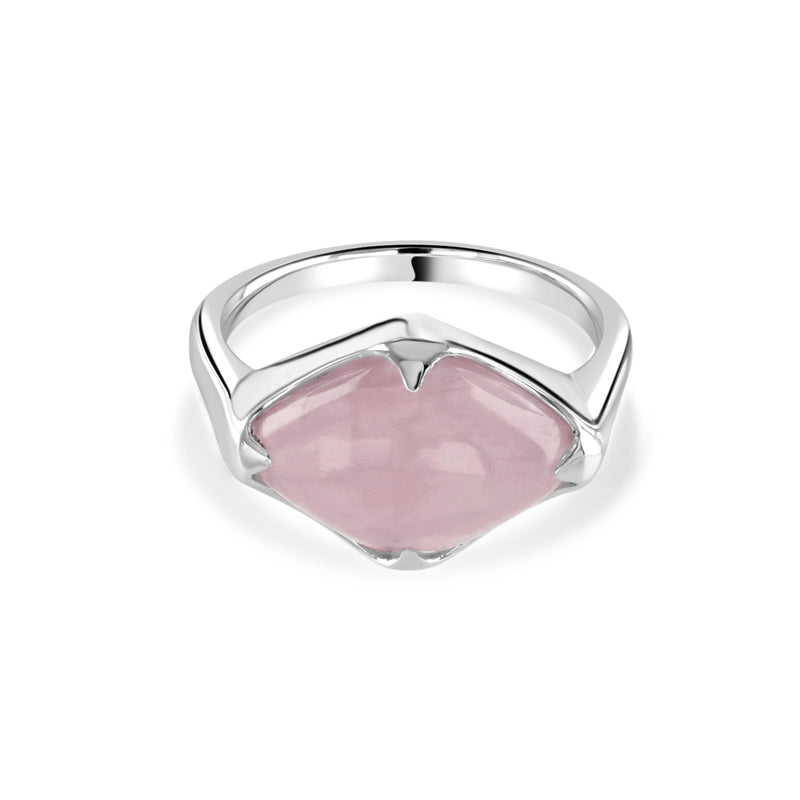 Talisman, Rose Quartz Fairmined Silver Ring