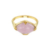 Talisman, Rose Quartz Fairmined Gold Vermeil Ring