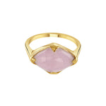 Talisman, Rose Quartz Fairmined Gold Vermeil Ring