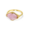 Talisman, Rose Quartz Fairmined Gold Vermeil Ring