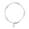 Image of Sterling Silver Akoya Pearl Adjustable Transforming Bracelet - Juraster