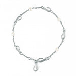 Image of Sterling Silver Akoya Pearl Adjustable Transforming Bracelet - Juraster