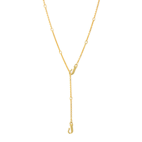 Image of 9ct Gold Lariat Transformable Necklace - Juraster