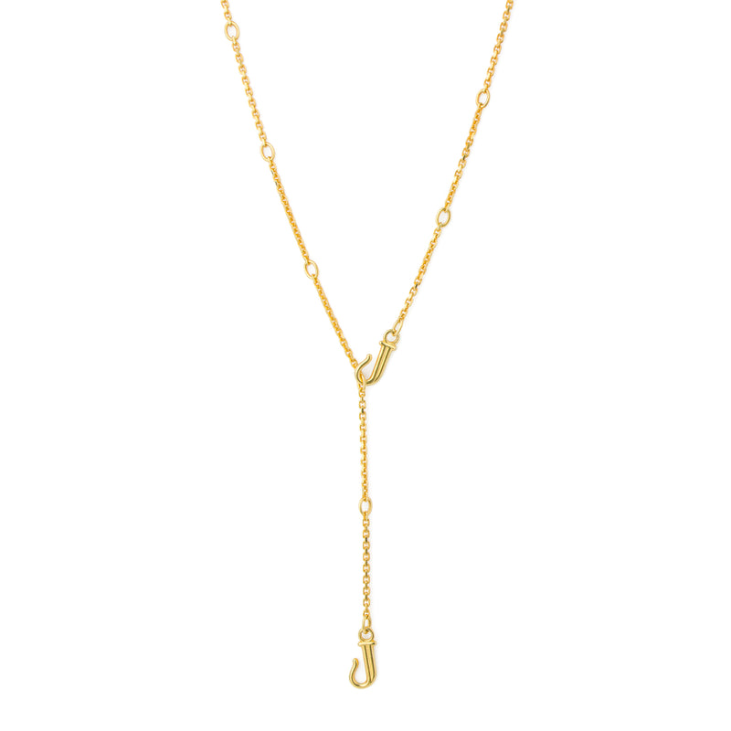 Image of 9ct Gold Lariat Transformable Necklace - Juraster