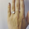 Video of 9ct white gold rainbow moonstone ring - Juraster