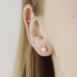 Video of  Akoya Pearl Stud Earring - Juraster