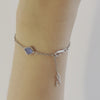 Video of Three Wishes Bracelet - Labradorite & White Gold